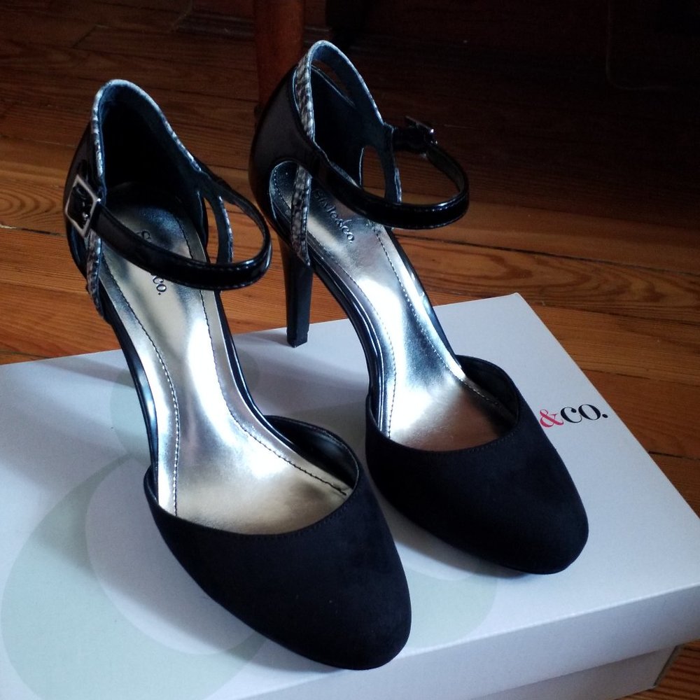 Black high heels